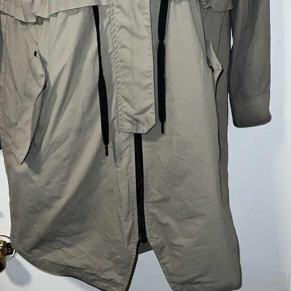 EVERLANE Light Sage Green Lightweight Anorak Jacket-XS - Picture 4 of 11